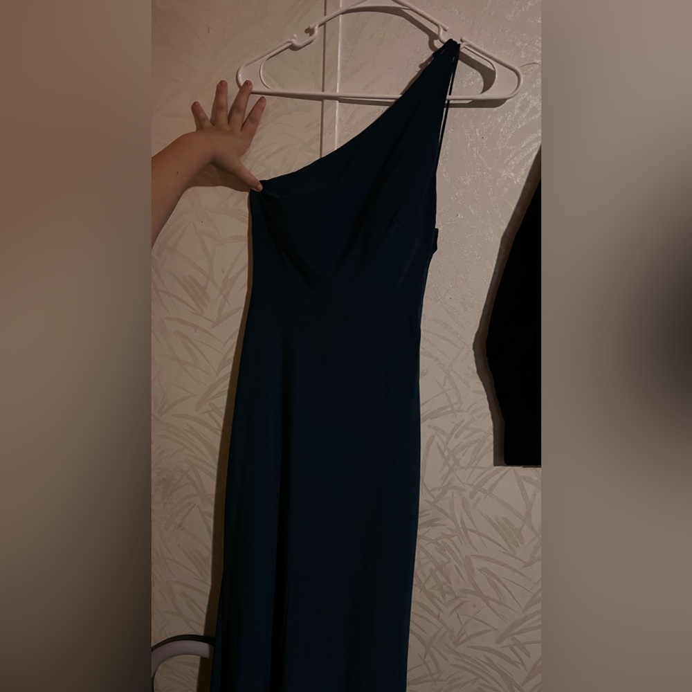 blue prom dress